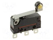 Microswitch SNAP ACTION; 2A/250VAC; 2A/30VDC; SPDT; ON-(ON); IP67 OMRON Electronic Components