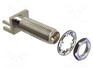 Connector: RP-SMA; socket; male,reverse; 50Ω; on PCBs; PTFE; 1.57mm LINX TECHNOLOGIES