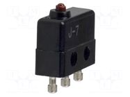 Microswitch SNAP ACTION; 7A/250VAC; without lever; SPDT; ON-(ON) OMRON Electronic Components