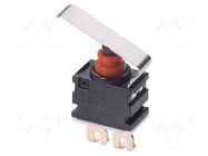 Microswitch SNAP ACTION; 0.01A/13.5VDC; SPST-NC; ON-(OFF); Pos: 2 OMRON Electronic Components