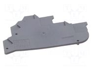 End piece; Entrelec; grey TE Connectivity