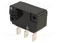Microswitch SNAP ACTION; 0.5A/125VAC; 0.5A/30VDC; without lever OMRON Electronic Components