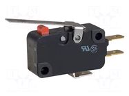 Microswitch SNAP ACTION; 16A/250VAC; 10A/30VDC; SPST-NO; Pos: 2 OMRON Electronic Components