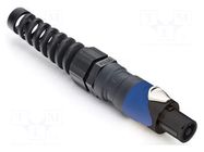 Connector: loudspeaker; plug; female; PIN: 4; for cable; 30A; 133V AMPHENOL