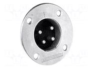 Connector: loudspeaker; socket; male; PIN: 5; 20A; 200V; zinc alloy AMPHENOL