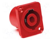 Connector: loudspeaker; socket; male; PIN: 4; 30A; 133V; SP; IP54 AMPHENOL