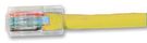 LEAD, CAT6 UNBOOTED UTP, YELLOW, 3M