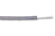 WIRE, SILICONE, GREY, 0.25MM, 100M