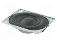 Loudspeaker; miniature; 2W; 8Ω; 27x20x5.9mm; 20kHz; fabric Same Sky