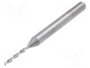 Drill bit; Ø: 1.1mm; carbon steel; 1/8"; 3.175mm; PCB BUNGARD