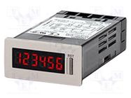 Counter: electronical; LCD; pulses; 999999; IN 1: NPN,PNP; 12÷24VDC OMRON