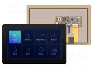 Display: TFT; 9"; 800x480; 8MBRAM,16MbFLASH; 475cd/m2; uC: ESP32 4D Systems