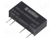 Converter: DC/DC; 1W; Uin: 4.5÷5.5VDC; Uout: 5VDC; Iin: 235mA; SIP7 AIMTEC