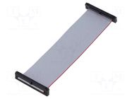 Ribbon cable with IDC connectors; IDC,both sides; 127mm; 5" SAMTEC