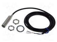 Sensor: inductive; OUT: NPN / NO; 0÷8mm; 10÷30VDC; M18; 2m; IP67 OMRON