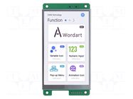 Display: TFT; 4.3"; 480x800; Illumin: LED; 16MBFLASH; RGB; 300cd/m2 Dwin Technology