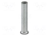 Tip: bootlace ferrule; non-insulated; copper; 1.5mm2; tinned; 10mm PHOENIX CONTACT