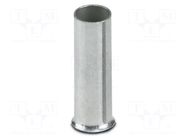 Tip: bootlace ferrule; non-insulated; copper; 6mm2; tinned; 12mm PHOENIX CONTACT