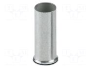 Tip: bootlace ferrule; non-insulated; copper; 10mm2; tinned; 12mm PHOENIX CONTACT
