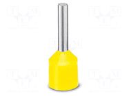 Tip: bootlace ferrule; insulated; copper; 6mm2; Bit len: 12mm PHOENIX CONTACT