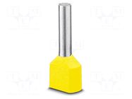 Tip: bootlace ferrule; insulated,double; copper; 6mm2; tinned PHOENIX CONTACT