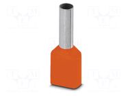 Tip: bootlace ferrule; insulated,double; copper; 4mm2; tinned PHOENIX CONTACT