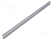 Profiles for LED modules; 1m; GLOW12; aluminium TOPMET