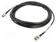 Cable; 5m; BNC male,both sides; black; straight; 0÷40°C; 75Ω 3M