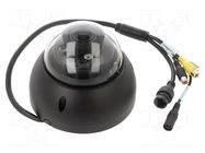 Camera: CCTV IP; twistable; 8Mpx; Dim: Ø122x93.4mm; IP67; black DAHUA