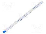 FFC tape; Cores: 12; Tape ph: 0.5mm; L: 127mm; 500mA; 60V; FFC5-TIN GCT