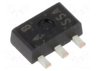 Transistor: PNP; bipolar; 100V; 1A; 0.5W; SOT89 ONSEMI