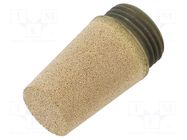 Sound suppression silencer; Thread: G 1/2"; sintered bronze PNEUMAT