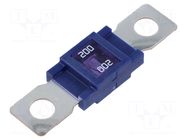 Fuse: fuse; 200A; 32VDC; automotive; 68mm; M8 screw; 68x18.3mm ELED