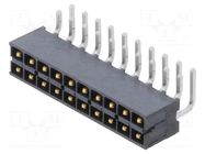 Connector: PCB-cable/PCB; socket; male; PIN: 20; miniMATE; 5.9A; THT SAMTEC