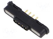 Connector Pogo Connector, 4 Pin, Male EDAC