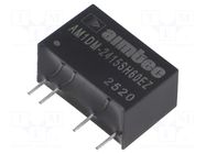 Converter: DC/DC; 1W; Uin: 21.6÷26.4VDC; Uout: 15VDC; Iout: 67mA AIMTEC