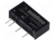 Converter: DC/DC; 1W; Uin: 9.6÷14.4VDC; Uout: 24VDC; Iout: 42mA; SIP7 AIMTEC