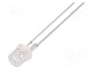 LED; red; 5mm; 5800÷7000mcd; 140°; Front: flat; 2.3÷2.8VDC; -30÷85°C OPTOSUPPLY