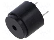 Sound transducer: electromagnetic signaller; THT; 2300Hz; 80mA LOUDITY