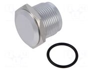 Plug; Cutout: Ø16mm; Mat: aluminum alloy; Panel thick: max.6mm ONPOW