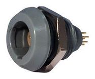 CIRCULAR CONNECTOR, 2POS, RCPT, PANEL