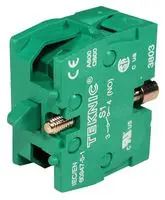 CONTACT BLOCK, SWITCH, SPST-NO, 10A/600V