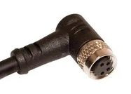 CBL ASSY, 4P R/A M8 RCPT-FREE END, 6.6 