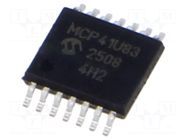 IC: digital potentiometer; 20kΩ; I2C,SPI; 10bit; TSSOP14; SMD; Ch: 1 MICROCHIP TECHNOLOGY