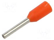 Tip: bootlace ferrule; insulated; copper; 0.5mm2; 8mm; tinned WEIDMÜLLER
