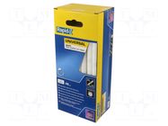 Hot melt glue; Ø: 12mm; white; L: 190mm; Bonding: 30s; 48pcs. RAPID