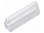 Markers; Marking: empty; 6÷10mm; PVC; transparent; -40÷80°C; leaded WEIDMÜLLER