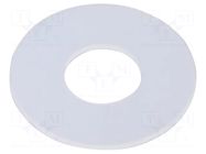 Washer; round; D=15.9mm; h=0.5mm; polyamide; natural ESSENTRA