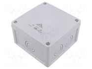 Enclosure: junction box; X: 127mm; Y: 127mm; Z: 75mm; polycarbonate SPELSBERG