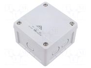 Enclosure: junction box; X: 92mm; Y: 92mm; Z: 60mm; polycarbonate SPELSBERG